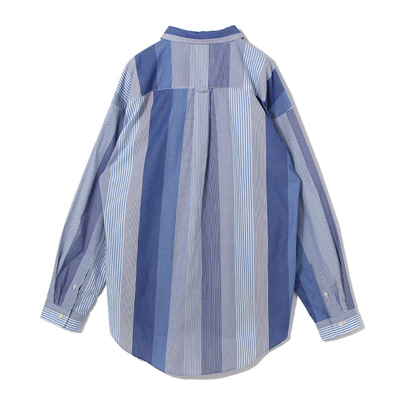 HYANNIS MULTI STRIPE B.D. LS SHIRT