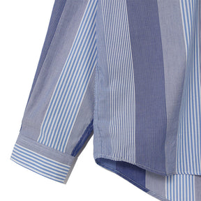 HYANNIS MULTI STRIPE B.D. LS SHIRT