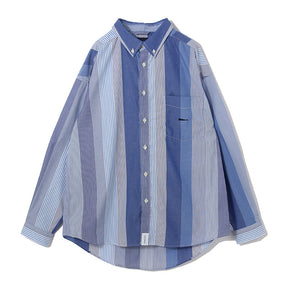 HYANNIS MULTI STRIPE B.D. LS SHIRT