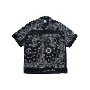 S/S PATCH WORKED BANDANA SHIRT "MONK"