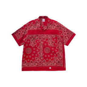 S/S PATCH WORKED BANDANA SHIRT "MONK"