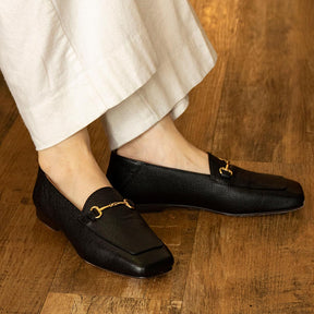 Bit Slip On Shoes(Square Toe)