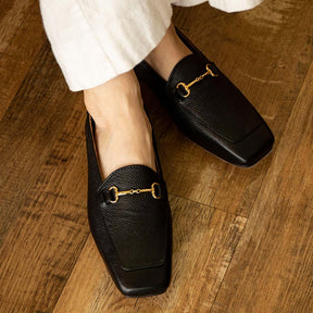 Bit Slip On Shoes(Square Toe)