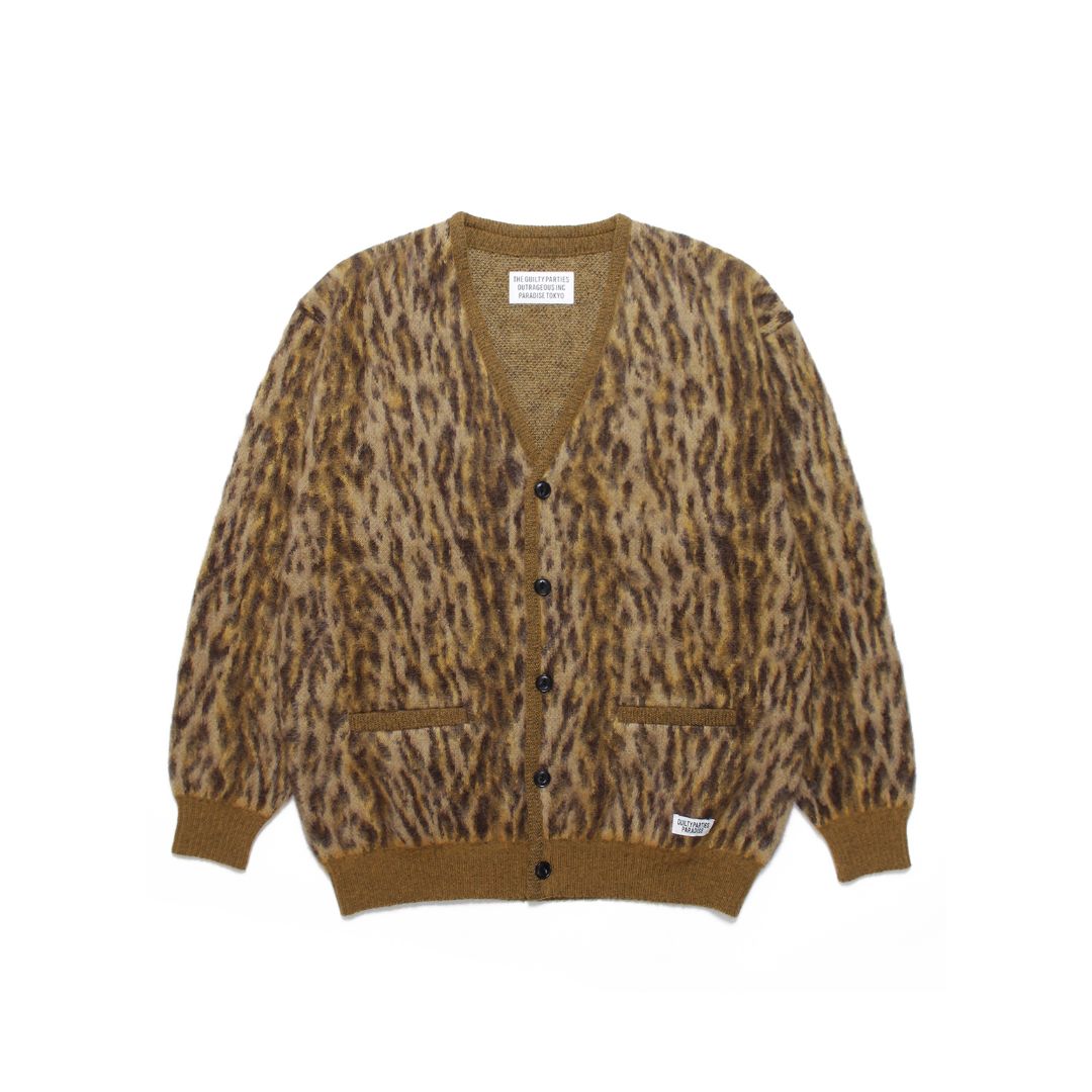 WACKO MARIA LEOPARD MOHAIR CARDIGAN ( TYPE-2 ) - WACKO MARIA (ワコマリア) - tops  (トップス) | FIGURE ONLINE (フィギュアオンライン) 【公式通販】