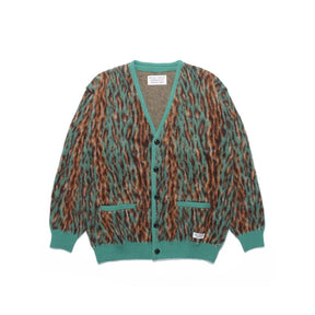 WACKO MARIA LEOPARD MOHAIR CARDIGAN ( TYPE-2 )