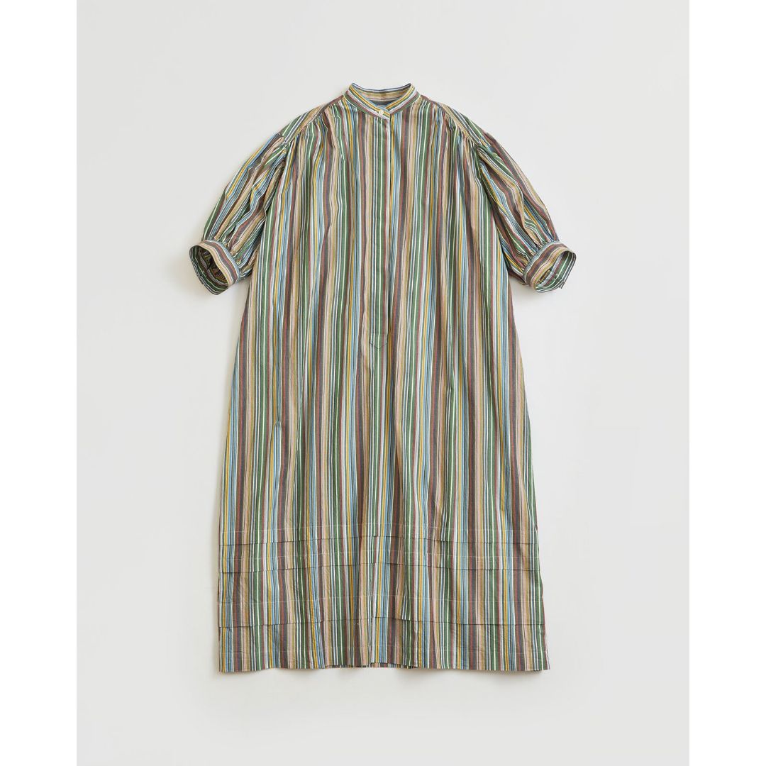 BAND COLLAR DRESS