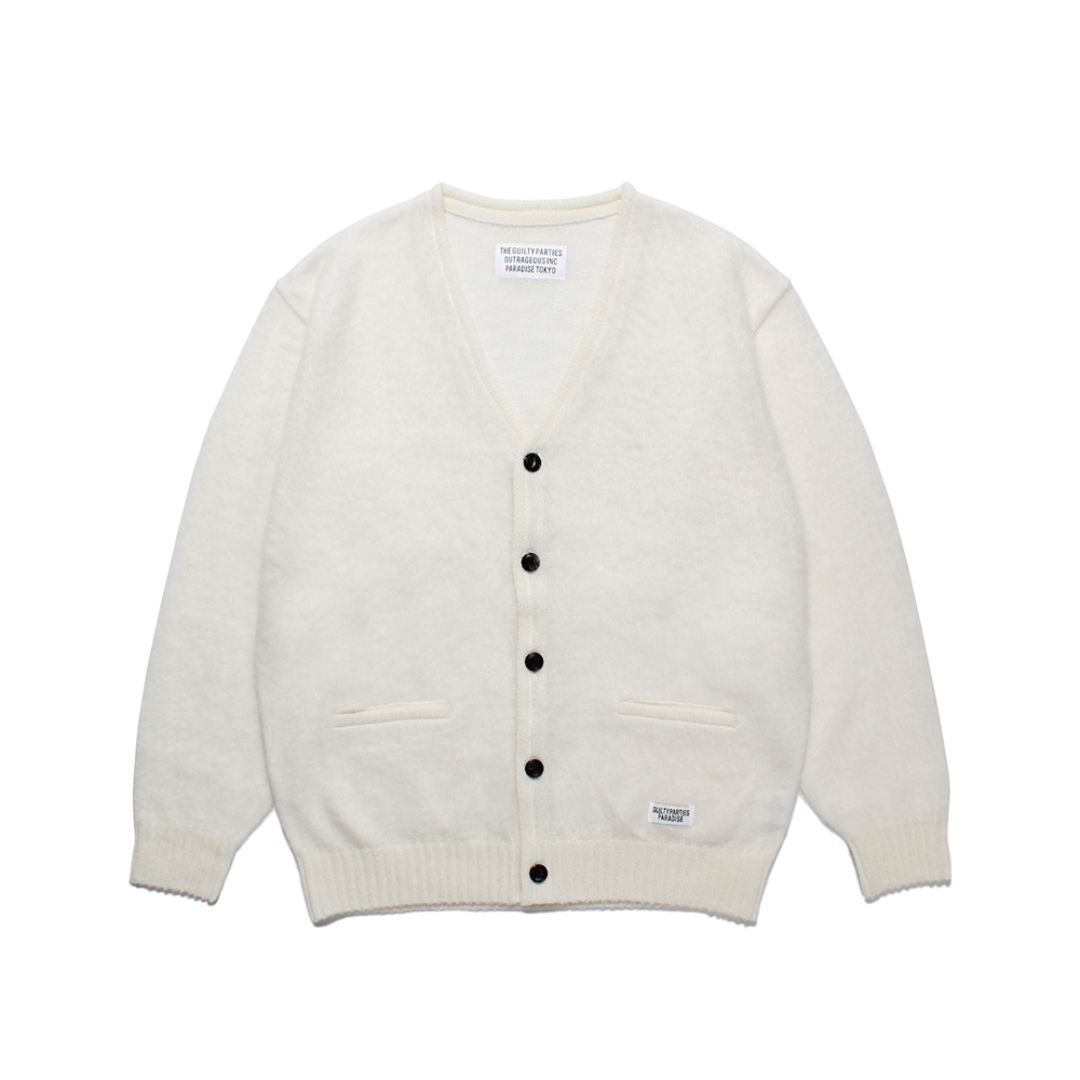 MOHAIR KNIT CARDIGAN - WACKO MARIA (ワコマリア) - tops (トップス 