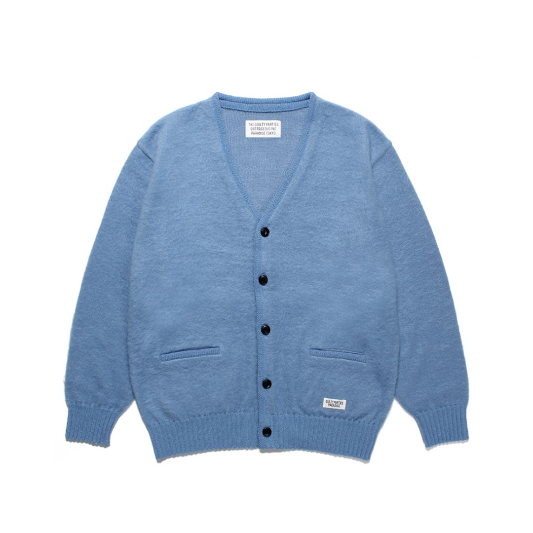 WACKO MARIA / MOHAIR KNIT CARDIGAN sizeL - ファッション