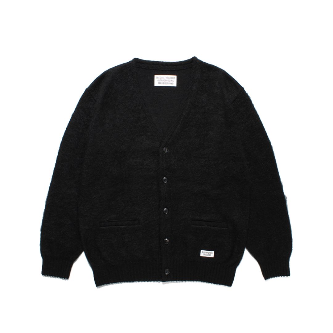 MOHAIR KNIT CARDIGAN