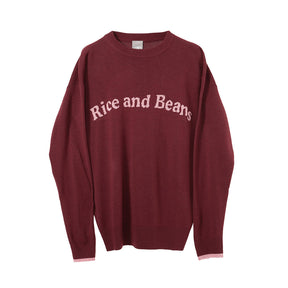 RICE AND BEANS KNITTED JUMPER
