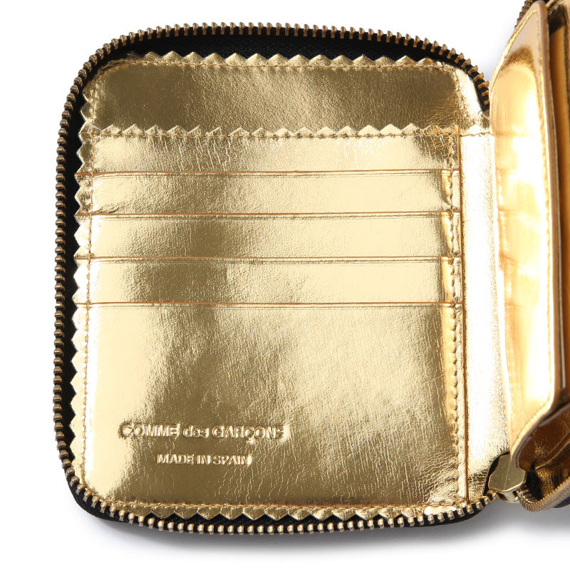 二つ折りZIP財布(ミラーインサイド) - Wallet COMME des GARCONS 