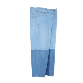 Patchwork Big Denim Pants