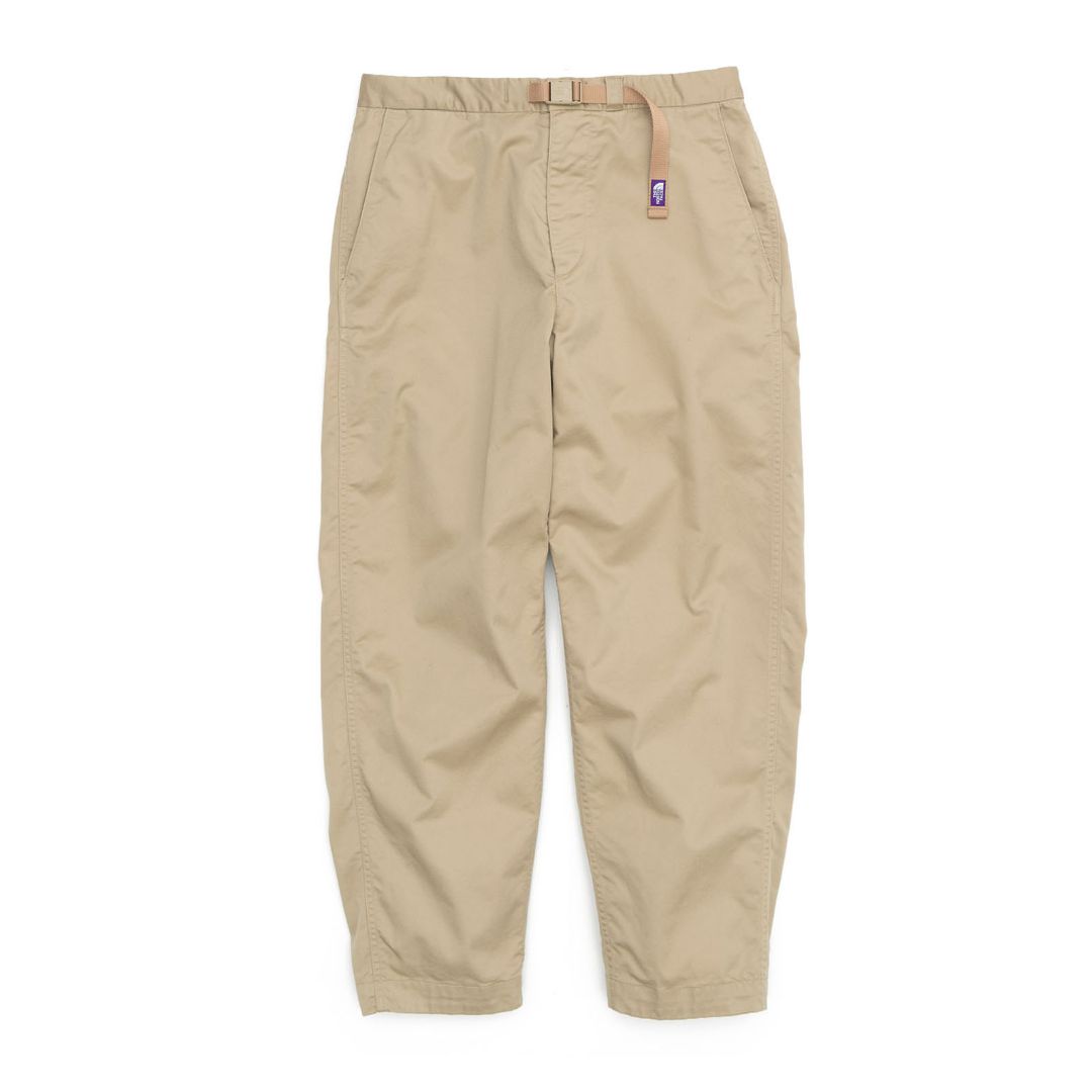 Stretch Twill Wide Tapered Pants - THE NORTH FACE PURPLE