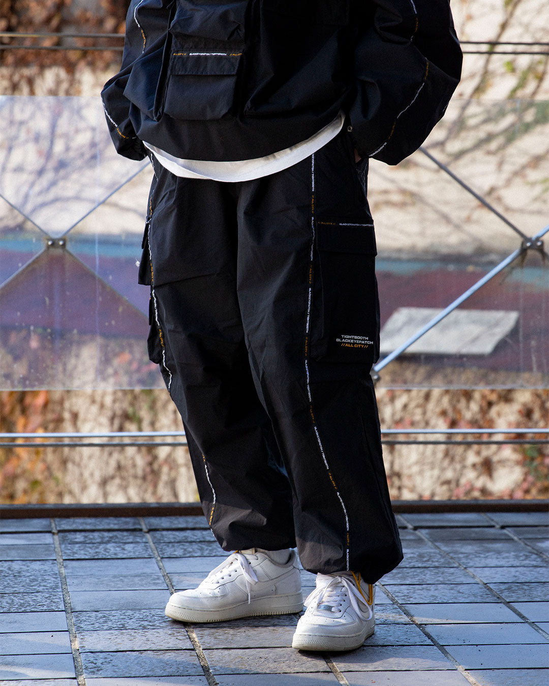 Black Eye Patch×TIGHTBOOTH TBEP CARGO PANTS - Black Eye Patch