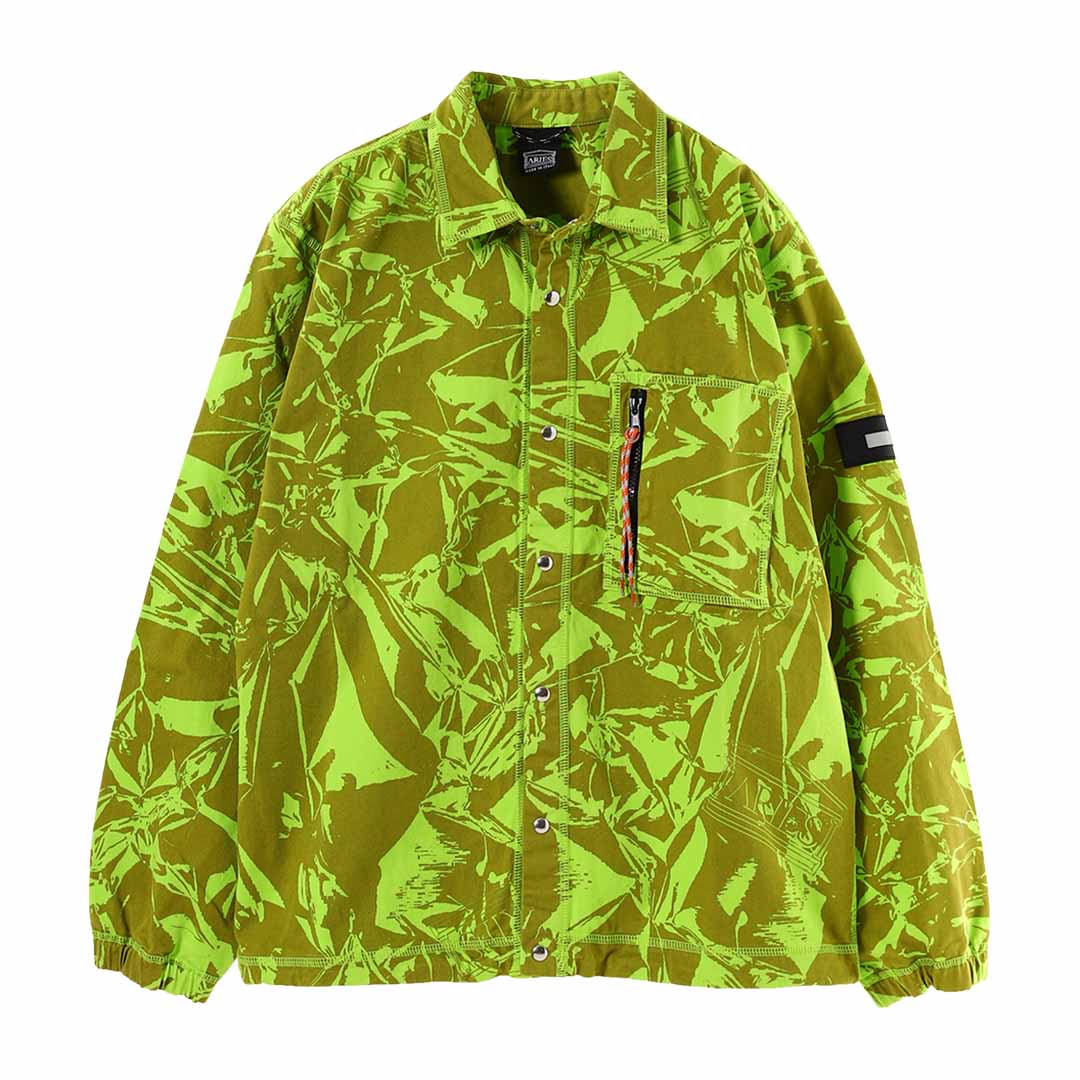 Crinkle Camo Shirt - Aries (アリーズ) - tops (トップス