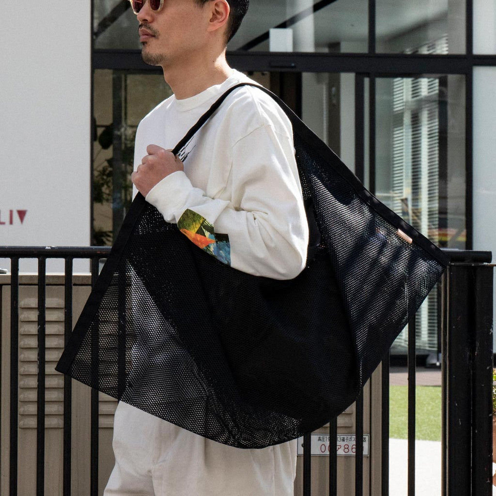 Origami Mesh Bag Big - Hender Scheme (エンダースキーマ) - bag  