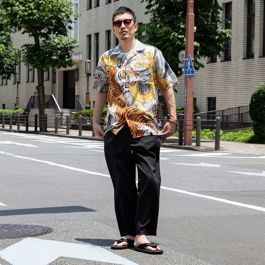 TIM LEHI/S/S HAWAIIAN SHIRT(TYPE-3)