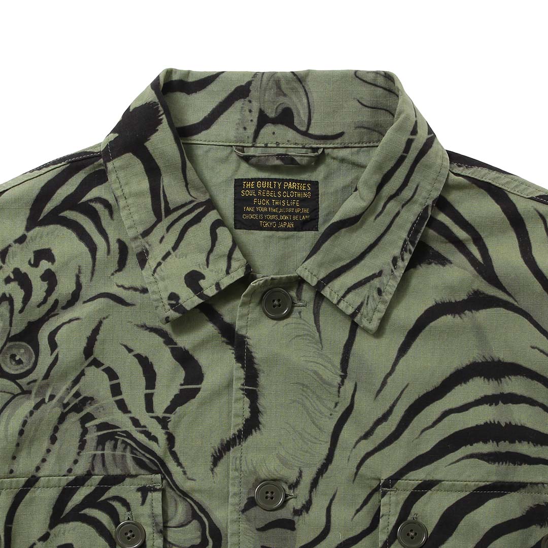 TIM LEHI / ARMY SHIRT ( TYPE-1 ) - WACKO MARIA (ワコマリア) - tops ...